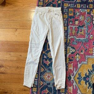 River Island white jeans